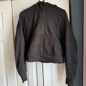 Lululemon Scuba Half-zip Oversized Cropped Hoodie